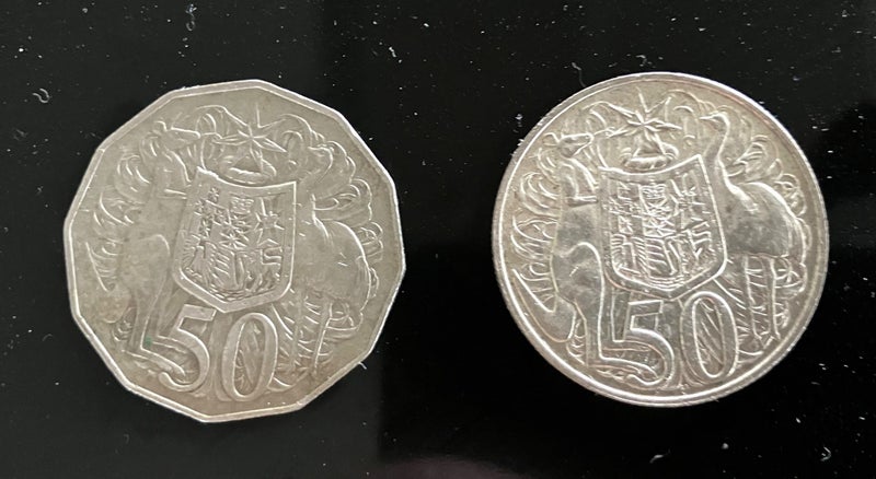 Australian 50c 1966 1979 Carousel 1