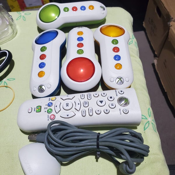 SET OF 4 X-BOX 360S BIG BUTTON GAME PAD & IR SENSOR Carousel 4