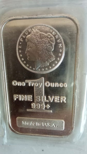 Morgan silver bullion bars 1oz Carousel 1