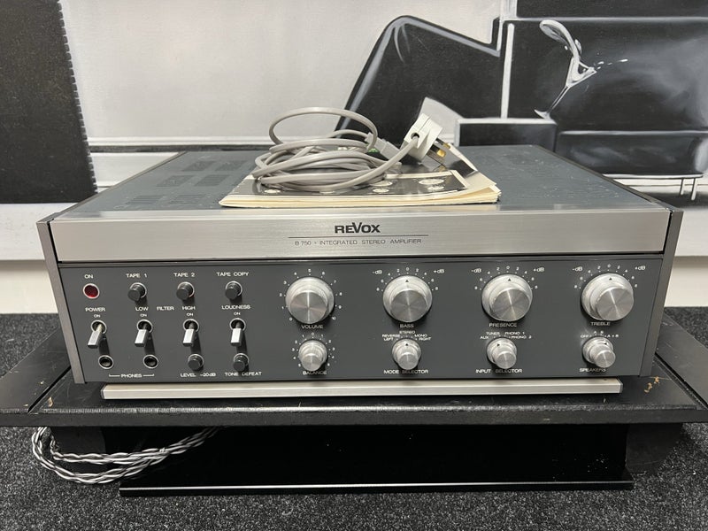 Vintage Revox Amplifier B750 Carousel 1