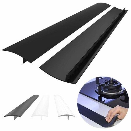 Kitchen Silicone Stove Counter Gap Cover Wide Filler Carousel 1