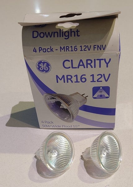 Downlight bulbs x 2 (CLARITY MR16 12V) New! Carousel 1