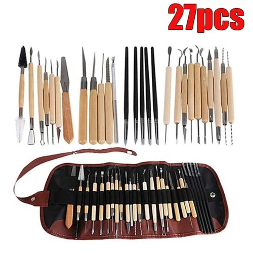 27pcs Pottery Starter Clay Modelling Tool Set