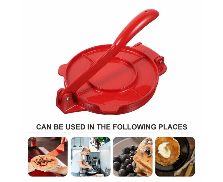 Reusable Rustproof Practical Premium Flour Tortilla Press Carousel 8