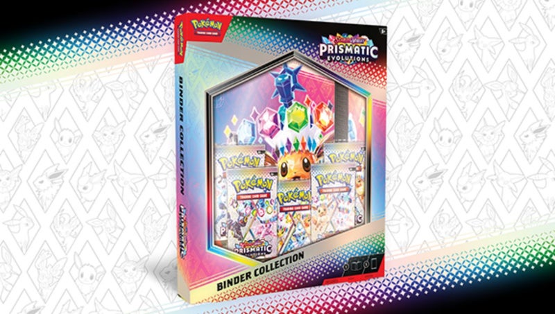 Prismatic Evolutions Binder Collection box - Pokemon Carousel 1