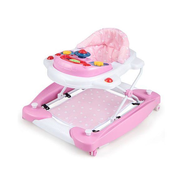 6 In 1 Baby Walker Activity Center With Adjustable Height And Tray Carousel 1
