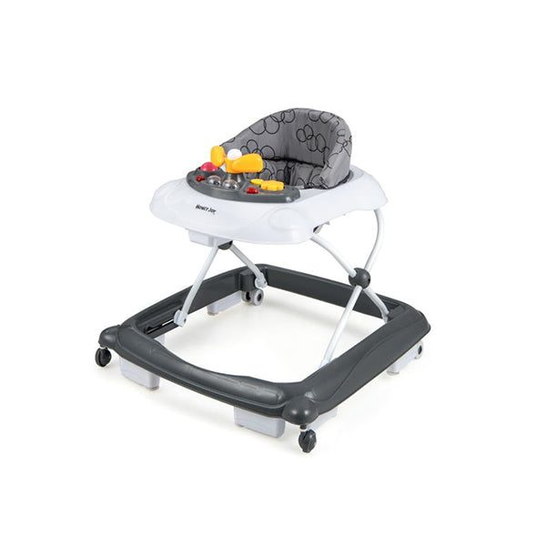 Foldable Baby Walker With 3 Adjustable Heights Comfy Padded Seat Carousel 1