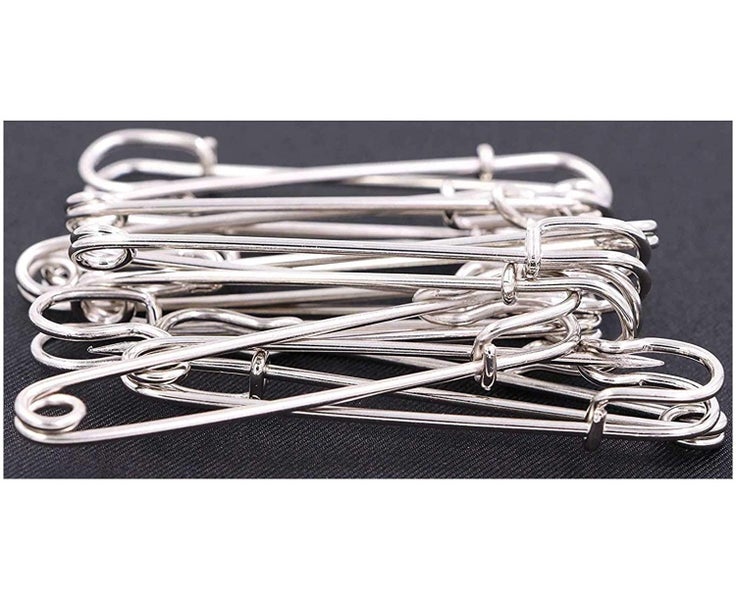 Safety Pins Large Heavy Duty Safety Pin 15pcs Blanket Pins 3/4 Inch Stainless Carousel 1