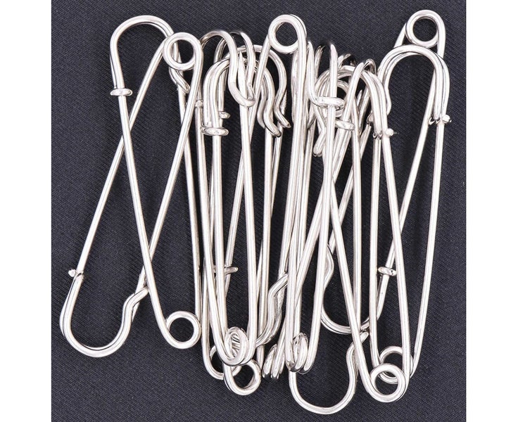 Safety Pins Large Heavy Duty Safety Pin 15pcs Blanket Pins 3/4 Inch Stainless Carousel 2
