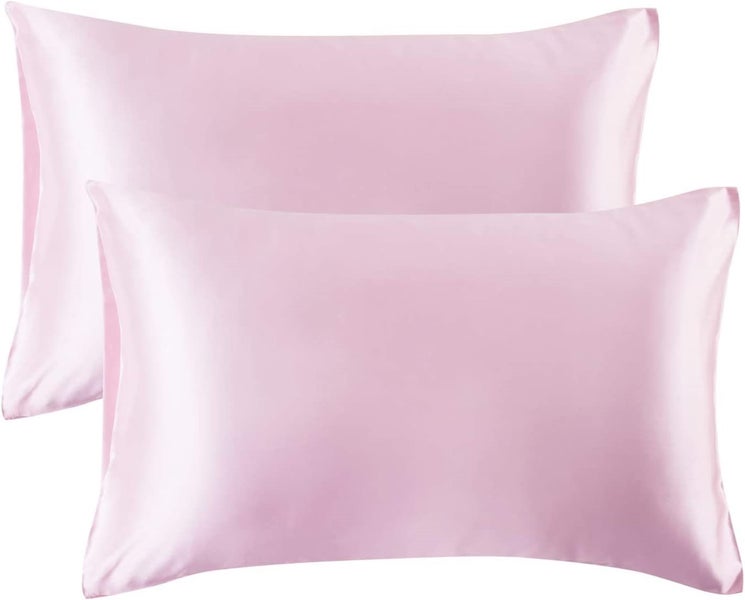 Satin Pillowcase for Hair and Skin, 2-Pack - Standard Size Pillow Cases - Sat Carousel 1