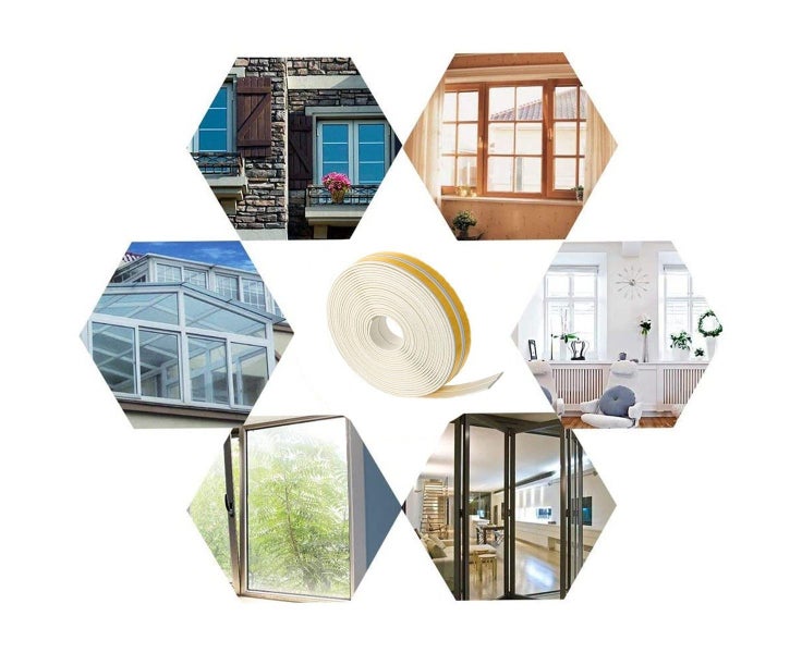Sealing tape, doors seal I-profile door seal self-adhesive rubber seal window Carousel 5