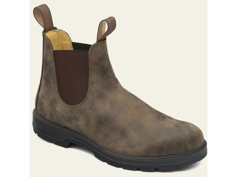 New Unisex Outdoor Non-slip Retro Couple Leather Winter Cowboy Boots Carousel 1