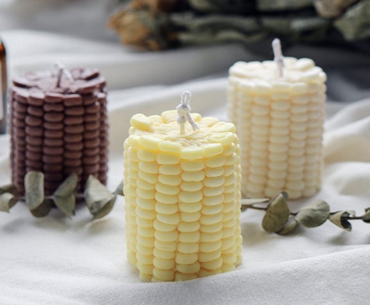Corn Candle Resin Mould Silicone Mold Carousel 16
