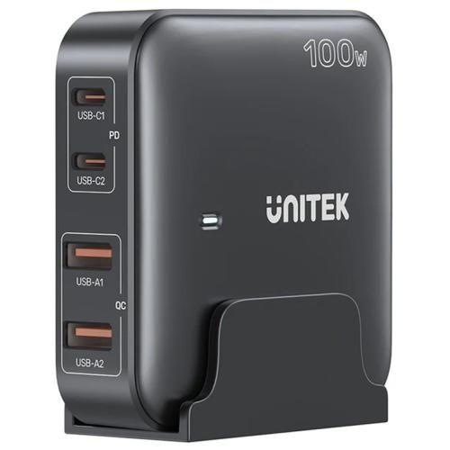 Unitek P1229ABK 100W Desktop GaN Charging Station with 2x USB-C PD Ports & 2x Carousel 1