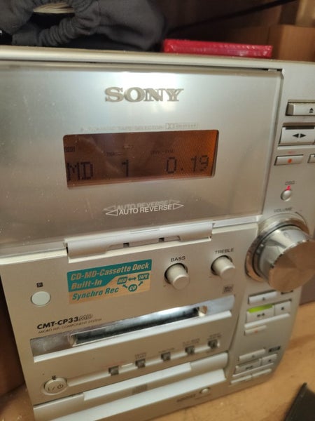 Sony CMT-CP33MD Micro System CD / Tape / Minidisc Carousel 3