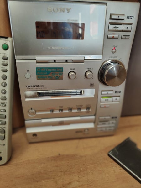 Sony CMT-CP33MD Micro System CD / Tape / Minidisc Carousel 2