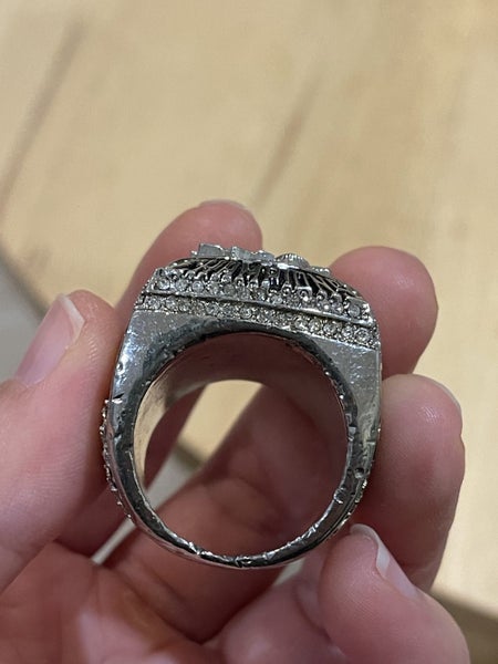 $1 reserve// Vintage Heavy Weight Champion Ring 98g Carousel 7