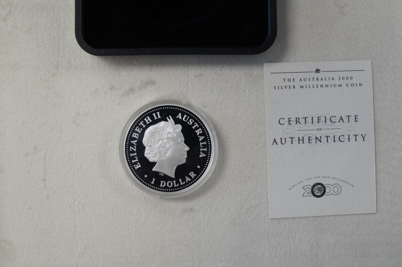 Australia 2000 Millennium 1oz $1 Silver Coin Carousel 2