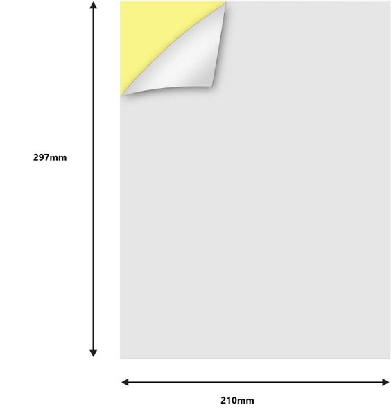 100 Sheet Printable Glossy Self Adhesive A4 Sticker Paper Printing Label Carousel 4