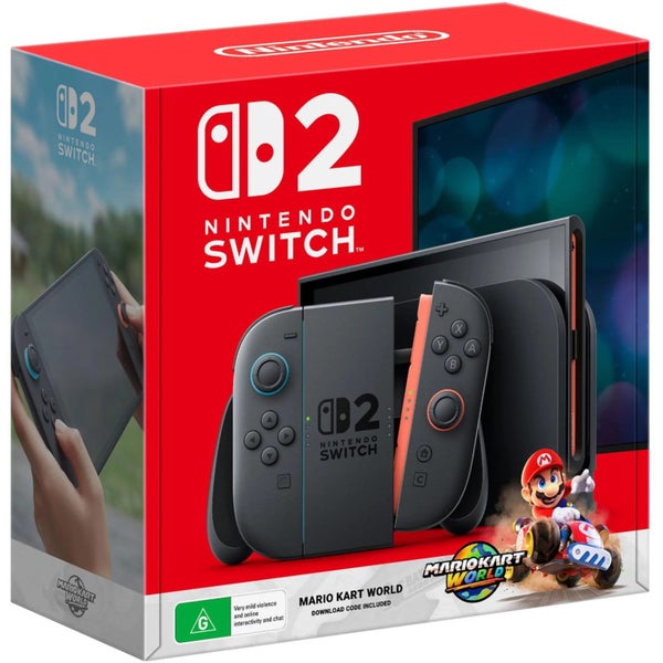 Nintendo Switch 2 Mario Kart World Bundle Gaming Console with 2 Controllers Carousel 1
