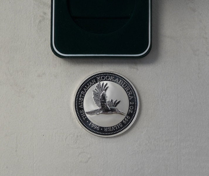 Australia 1996 Kookaburra 2oz $2 Silver Coin Carousel 1