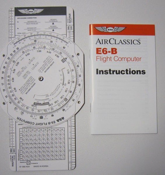 ASA E6-B Flight Computer (Card / Paper version) Carousel 2