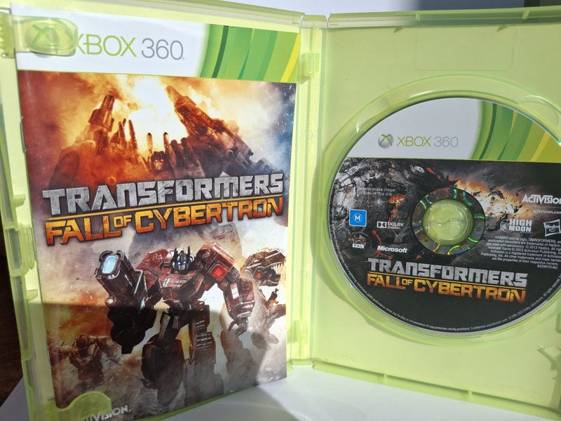 Xbox 360 Transformers- Fall of cybertron63614230577666111