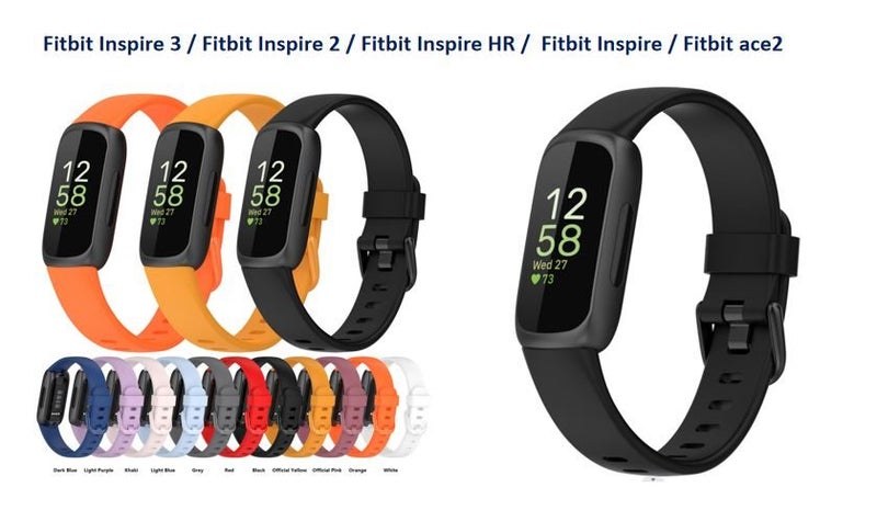 Fitbit Watch Premium Soft Silicone Strap (Stock in Auckland) Carousel 2