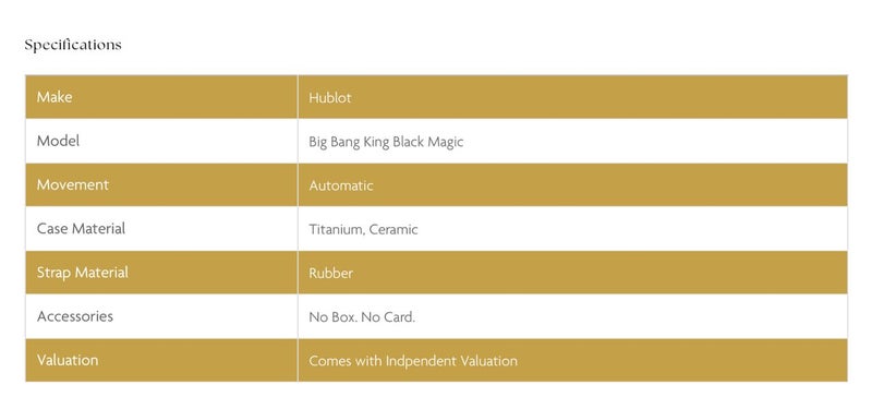 Hublot Big Bang King Black Magic Watch Carousel 4