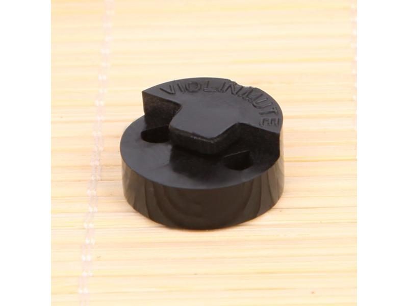 1Pc Acoustic Rubber Violin Mute Fiddle Silencer For Violin Sourdine Tools Black Carousel 1