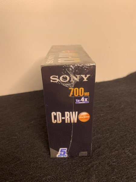 Sony CD-RW 700mb x4 Pack - Brand New - Sealed! Carousel 4
