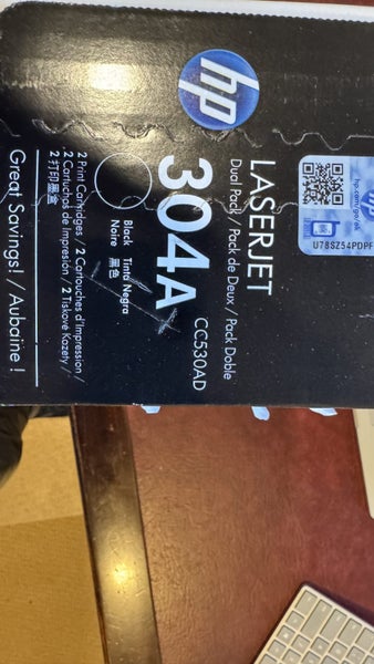 HP Laserjet 304A Black Ink Cartridge for CP2025, CM2320 mfp Carousel 1