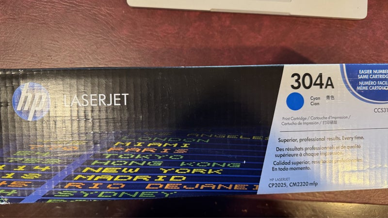 HP Laserjet 304A Cyan Cartridge - Original Carousel 1