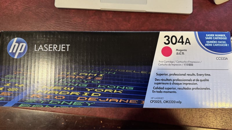 HP Laserjet 304A Magenta original cartridge for CP2025 CM2320 mfp Carousel 1