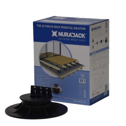 Nurajack Pedestal SE01 37.5 - 50mm (Joist Head) x 5 Box Set Carousel 1