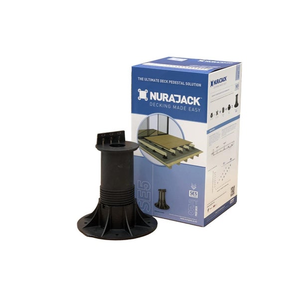 Nurajack Pedestal SE05 170 - 215mm (Joist Head) x 5 Box Set Carousel 1