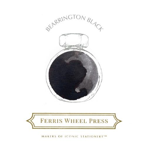 Ferris Wheel Press Fountain Pen Ink Bearrington Black 10ml Carousel 2