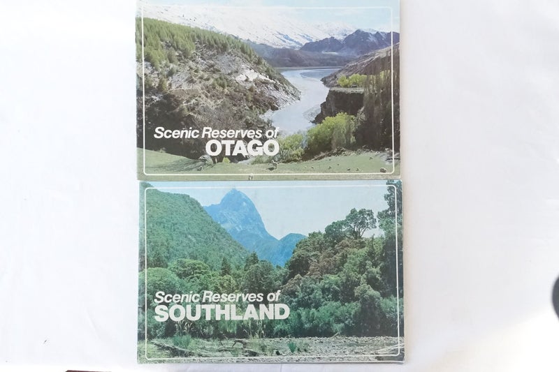 Scenic Reserves of Otago & of Southland Pictorial Reviews 1975 Eds (SKU BK47) Carousel 1