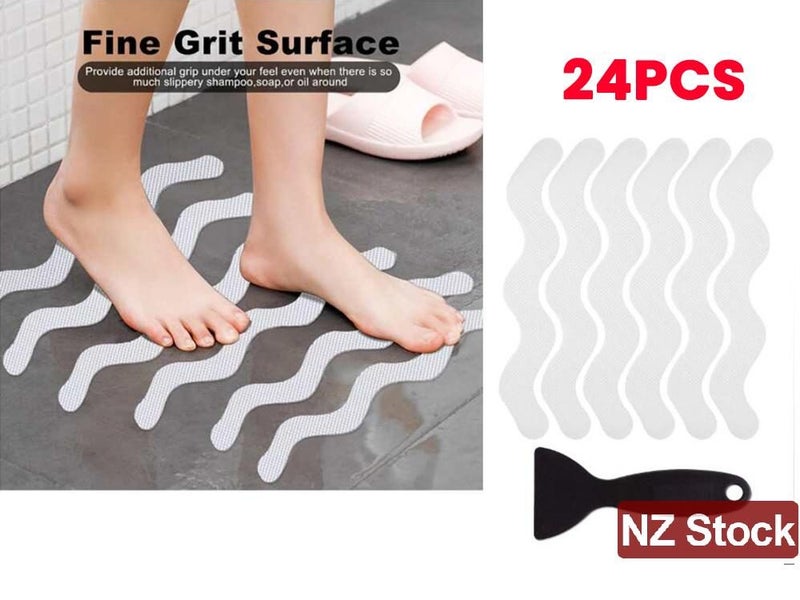 Non-Slip Shower Sticker Safety Strips 24PCS Carousel 1