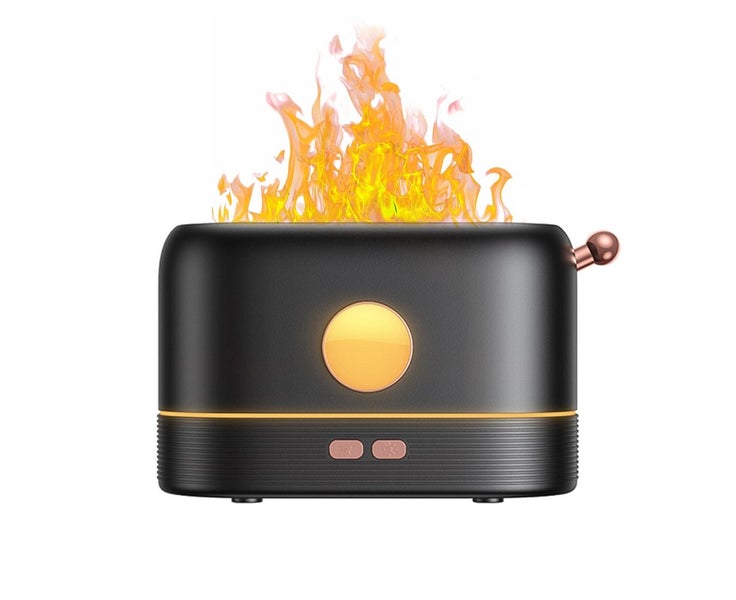 Simulation Flame Aroma Air Humidifier Desktop 2-in-1 Mist Humidifier & Aromat Carousel 1