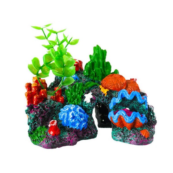 Artificial Coral Reef Ornament for Fish Tank Aquarium Resin Decoration-Samll Carousel 1