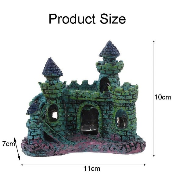 Castle Aquarium Decorations for Betta Cichlid Goldfish Shrimps Crabs-1 Carousel 2