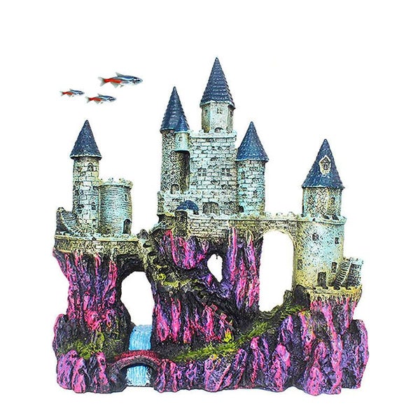 Castle Aquarium Decorations for Betta Cichlid Goldfish Shrimps Crabs-2 Carousel 1