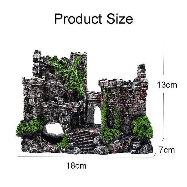 Castle Aquarium Decorations for Betta Cichlid Goldfish Shrimps Crabs-4 Carousel 2