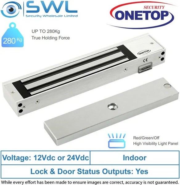 OneStop Single Door Steel Mount Electromagnetic Lock 280KG Force (Shelf B) Carousel 1