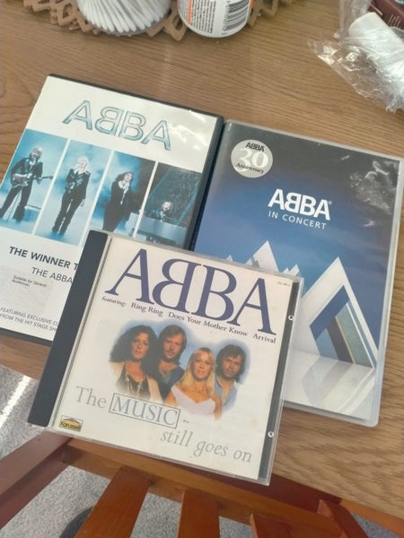 ABBA Music DVD's , The ABBA Story & 30th Anniversary ABBA in concert plus Cd Carousel 1