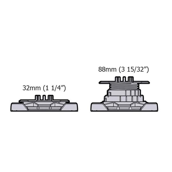 Multipod 002 - Height Adjust 32-88MM Carousel 2