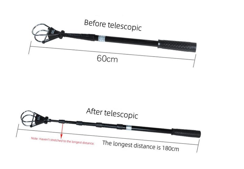 Golf Ball Retriever, 180cm Telescopic Golf Ball Retriever, Aluminum Alloy Ball P Carousel 2