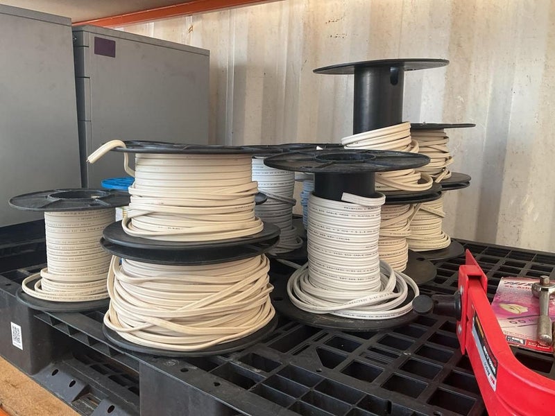 Bulk Assorted Reels of Cable Carousel 6