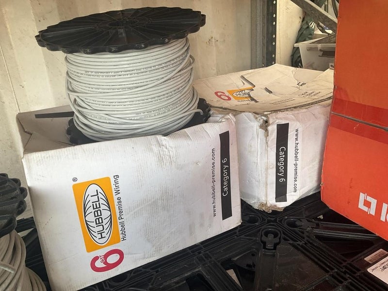 Bulk Assorted Reels of Cable Carousel 7